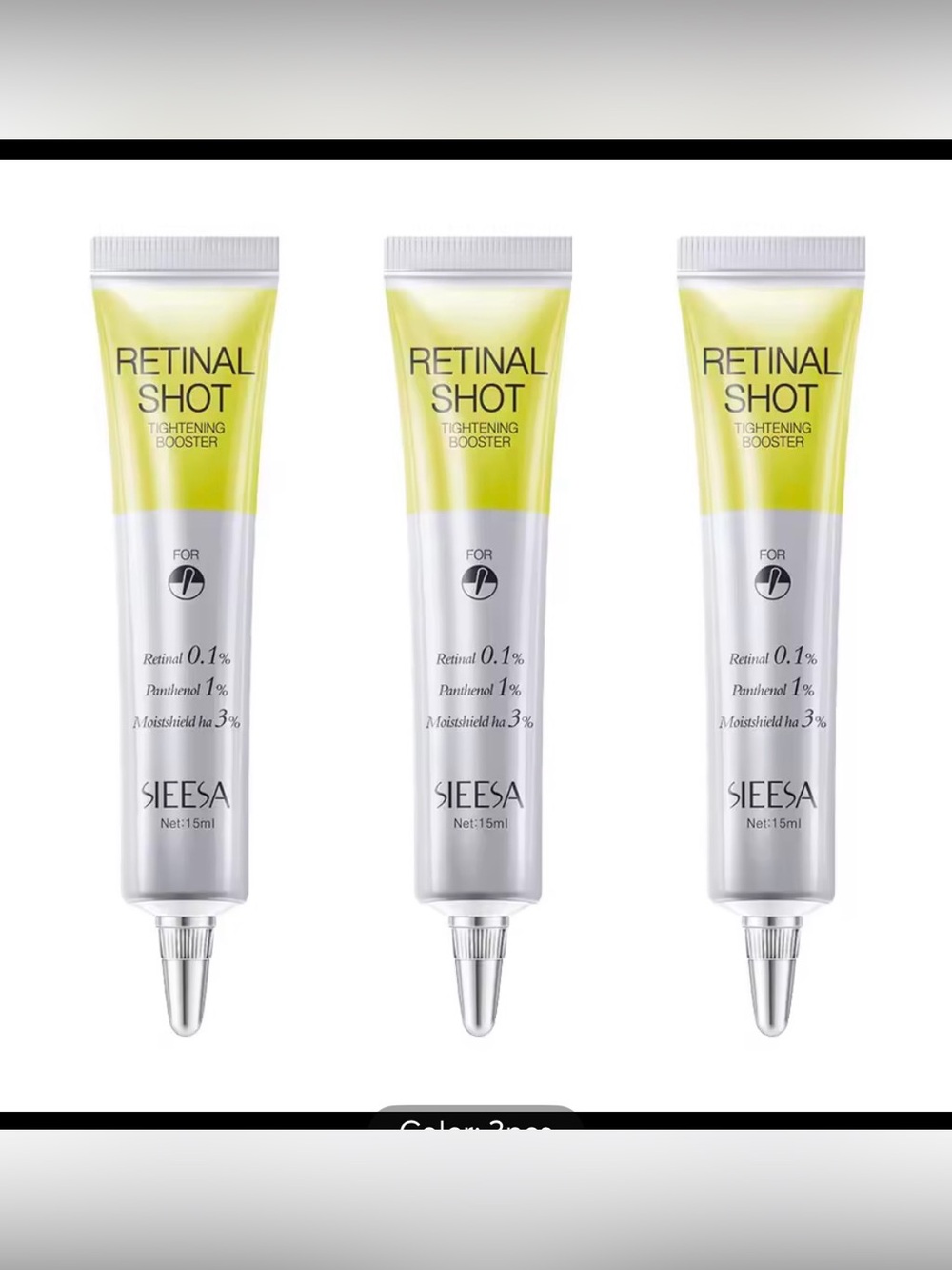NEW 3 pieces Retinal Shot Tightening Booster 15ml